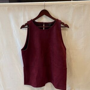 Ann Taylor Rich Burgundy Tank Top